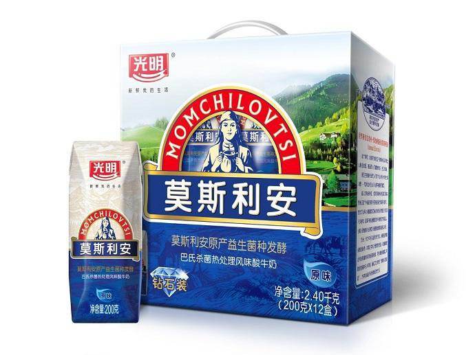 莫斯利安酸牛奶200g*12盒